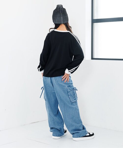 algy（アルジー）の「りぼんカーゴパンツ（カーゴパンツ・キッズ・ブルー/グレー/ブラック・XX-SMALL/X-SMALL/SMALL/MEDIUM）」の8枚目の写真