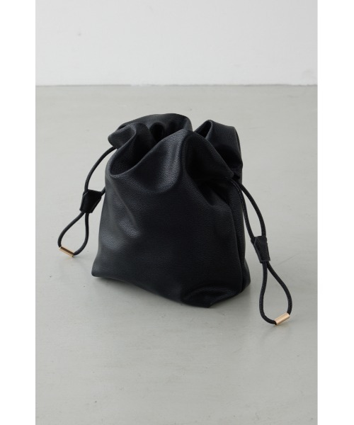 AZUL by moussy（アズールバイマウジー）の「チェーン巾着ショルダーバッグ（ショルダーバッグ・レディース・ブラック/シルバー・FREE）」の8枚目の写真