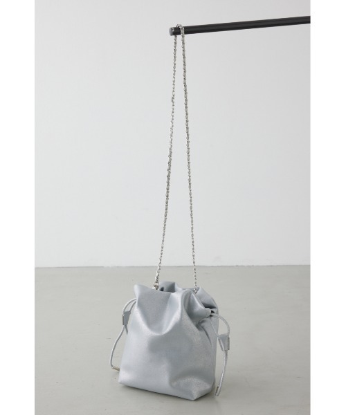 AZUL by moussy（アズールバイマウジー）の「チェーン巾着ショルダーバッグ（ショルダーバッグ・レディース・ブラック/シルバー・FREE）」の19枚目の写真