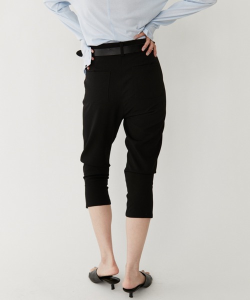 VION(ヴィオン)の「Capri pants / カプリパンツ(スラックス・レディース・チャコールグレー/ブラック・SMALL/MEDIUM)」の6枚目の写真
