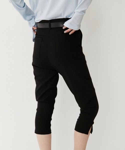 VION(ヴィオン)の「Capri pants / カプリパンツ(スラックス・レディース・チャコールグレー/ブラック・SMALL/MEDIUM)」の7枚目の写真
