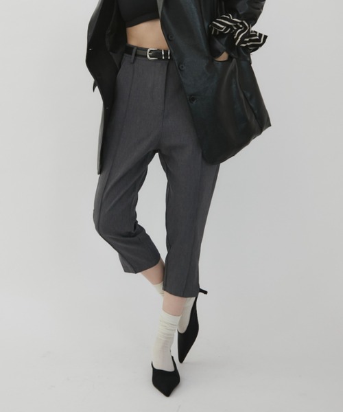 VION(ヴィオン)の「Capri pants / カプリパンツ(スラックス・レディース・チャコールグレー/ブラック・SMALL/MEDIUM)」の10枚目の写真