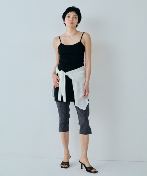 VION(ヴィオン)の「Capri pants / カプリパンツ(スラックス・レディース・チャコールグレー/ブラック・SMALL/MEDIUM)」の12枚目の写真