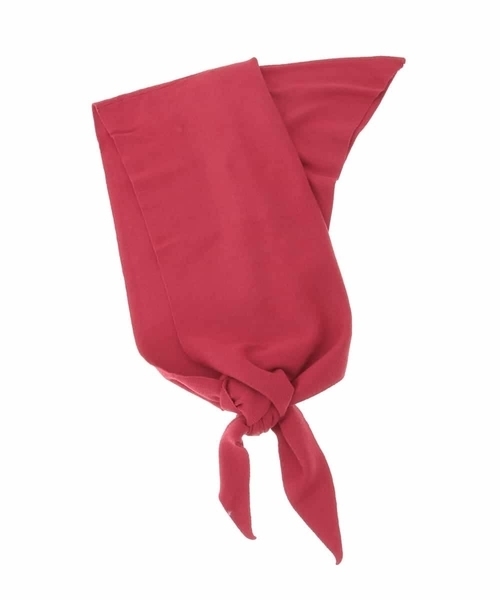 a.v.v(アーヴェヴェ)の「三角ニットストール(ストール/ショール・レディース・レッド/アイボリー/グレー・38)」の5枚目の写真