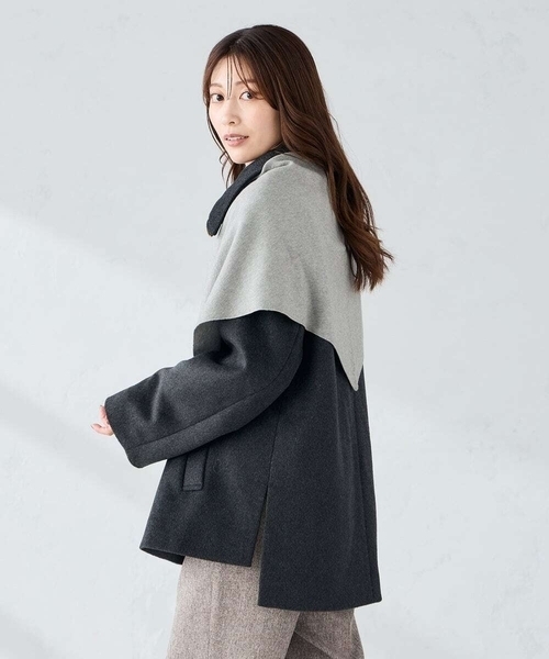 CLIPPER CASUALSサロ別注のニットストール セール】三角ニットストール（ストール/ショール）｜a.v.v