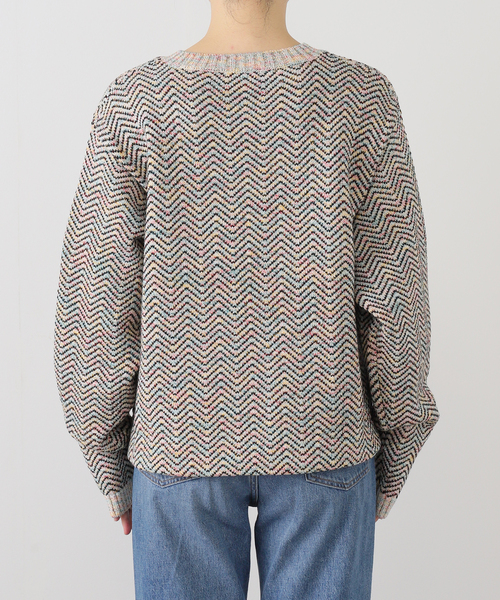 MASU(エムエーエスユー)の「MASU AURORA SHORT SWEATER:ニット(ニット/セーター・レディース・ホワイト・48)」の5枚目の写真