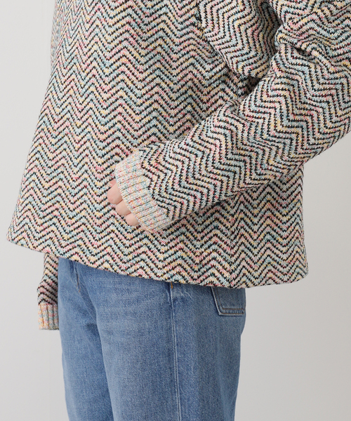 MASU(エムエーエスユー)の「MASU AURORA SHORT SWEATER:ニット(ニット/セーター・レディース・ホワイト・48)」の8枚目の写真