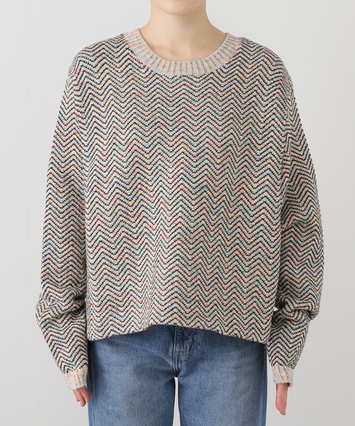 MASU(エムエーエスユー)の「MASU AURORA SHORT SWEATER:ニット(ニット/セーター・レディース・ホワイト・48)」の12枚目の写真