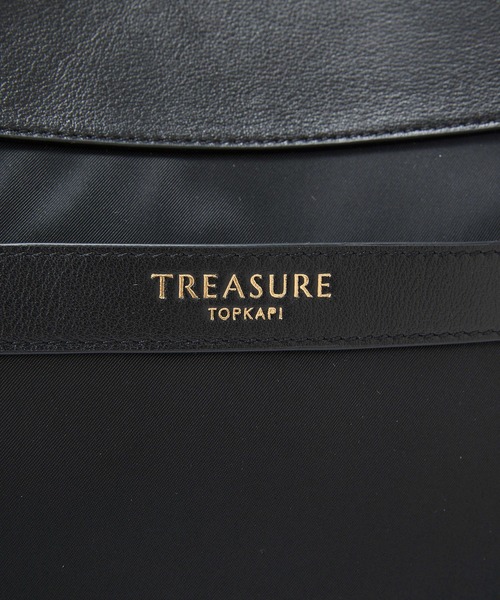 TREASURE TOPKAPI(トレジャートプカピ)の「【TREASURE TOPKAPI】ナイロン レザーコンビ 2way トートバッグ A4対応(トートバッグ・レディース・ブラック/ベージュ・FREE)」の9枚目の写真