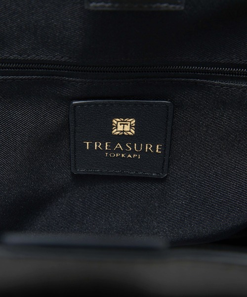 TREASURE TOPKAPI(トレジャートプカピ)の「【TREASURE TOPKAPI】ナイロン レザーコンビ 2way トートバッグ A4対応(トートバッグ・レディース・ブラック/ベージュ・FREE)」の15枚目の写真