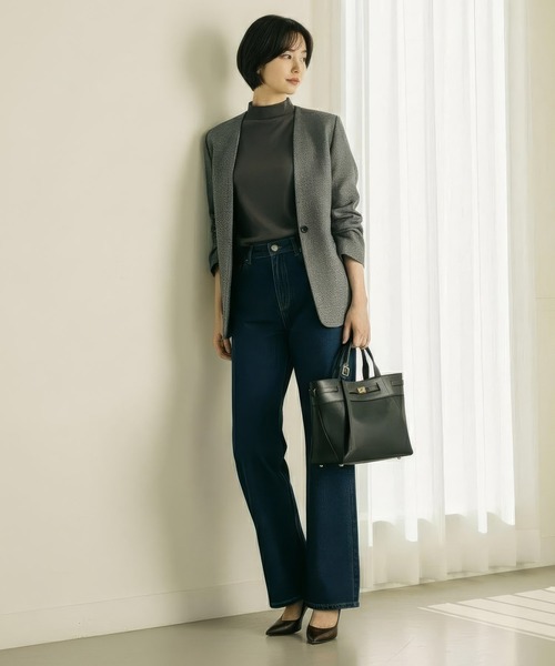 TREASURE TOPKAPI(トレジャートプカピ)の「【TREASURE TOPKAPI】ナイロン レザーコンビ 2way トートバッグ A4対応(トートバッグ・レディース・ブラック/ベージュ・FREE)」の20枚目の写真
