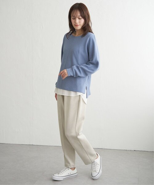 ikka(イッカ)の「フェイクスエードテーパードパンツ(その他パンツ・レディース・ブラウン系その他/チャコール/ベージュ・L/M/S)」の18枚目の写真