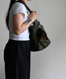 PUFF（パフ）の「PET 3WAY TOTE（ペット用キャリーケース）」