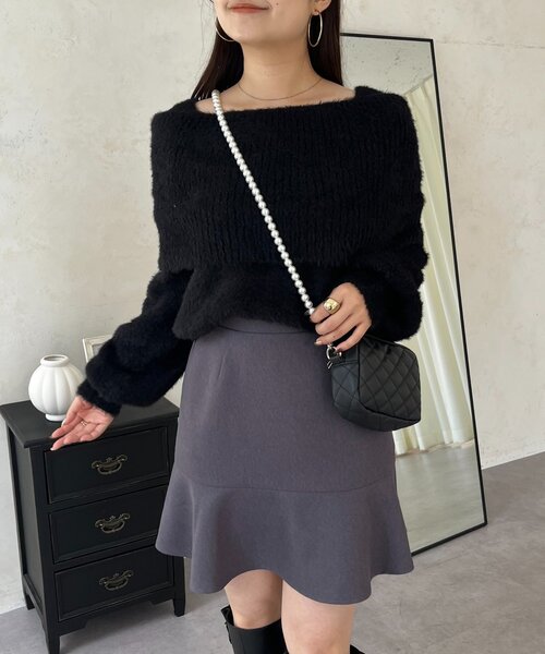 prose verse(プロズヴェール)の「マーメイドミニスカート(スカート・レディース・グレー/ブラック・SMALL/LARGE/MEDIUM)」の22枚目の写真