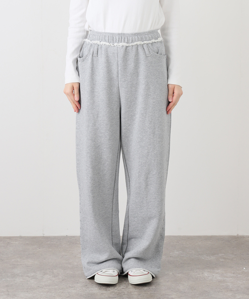 JOINT WORKS（ジョイントワークス）の「スタッズ サンフェード スウェットパンツ / Studs Sun-faded Sweatpants（スウェットパンツ・レディース・グレー/ブラック/イエロー・FREE）」の14枚目の写真