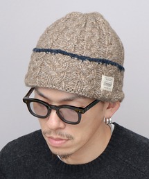 COLEMAN | 裏ボア ケーブル編み ニットワッチ ニット帽(ニットキャップ/ビーニー)