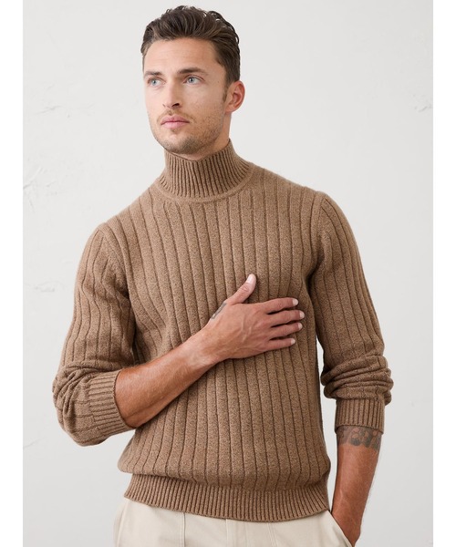 BANANA REPUBLIC FACTORY STORE（バナナリパブリック ファクトリーストア）の「BANANA REPUBLIC FACTORY STORE　　コージータートルネックセーター（ニット/セーター・メンズ・オリーブ/ブラック/キャメル・XL/L/M/S）」の3枚目の写真