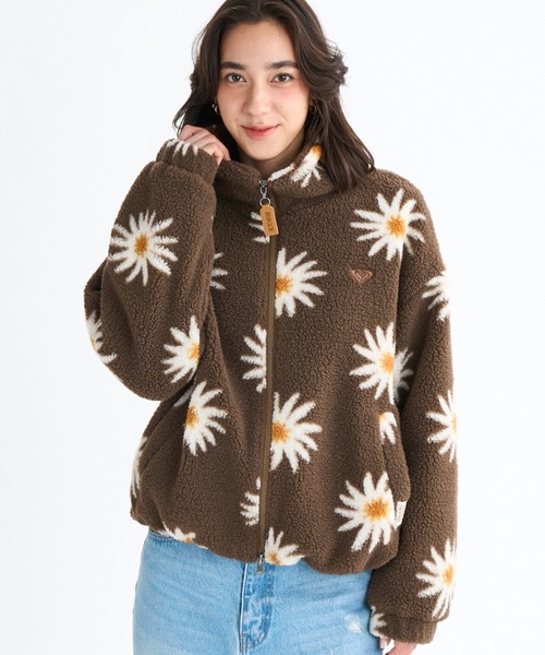 ROXY(ロキシー)の「ロキシー ROXY ALL DAY(ブルゾン・レディース・ブラウン/オフホワイト・S/M/L)」の2枚目の写真