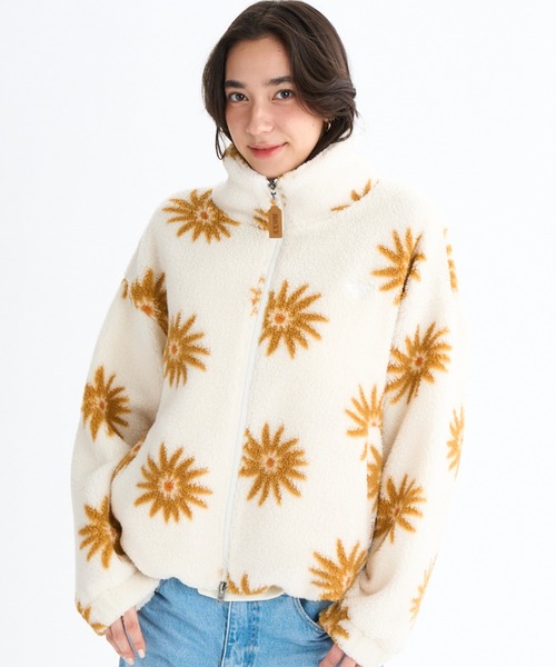 ROXY(ロキシー)の「ロキシー ROXY ALL DAY(ブルゾン・レディース・ブラウン/オフホワイト・S/M/L)」の1枚目の写真
