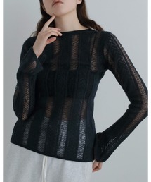 anuke（アンヌーク）の「Wool Zip Knit（ニット/セーター）」 - WEAR