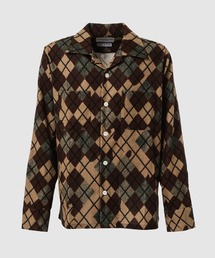NOMA t.d. | Argyle Open Collar Shirt(シャツ/ブラウス)