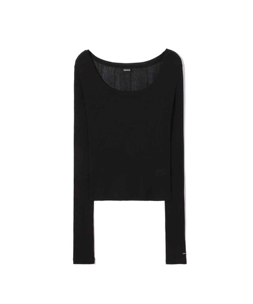 RENSE(レンセ)の「See-through Layer Long Sleeve Black(Tシャツ/カットソー・レディース・その他・OS)」の4枚目の写真