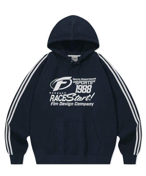 F.ILLUMINATE(フィルミネイト)の「レーシングスピリットラグランフードパーカー-ネイビー(パーカー・レディース・その他・SMALL/MEDIUM/LARGE)」の1枚目の写真