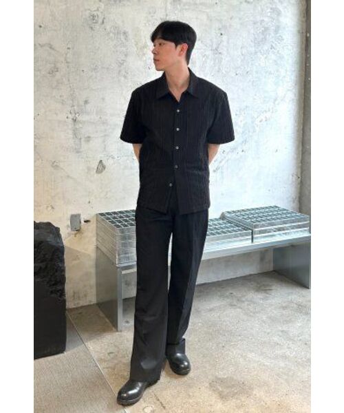 INSILENCE（インサイロンス）の「ベルト付きツーピンタックウールパンツ ブラック（スラックス・レディース・その他・LARGE/MEDIUM/SMALL）」の11枚目の写真