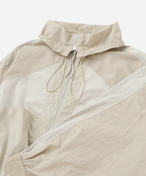 Saturdays NYC（サタデーズ ニューヨークシティ ）の「Edie Training Jacket  | WOMEN（セットアップ・レディース・キナリ/ネイビー・M/S）」の22枚目の写真