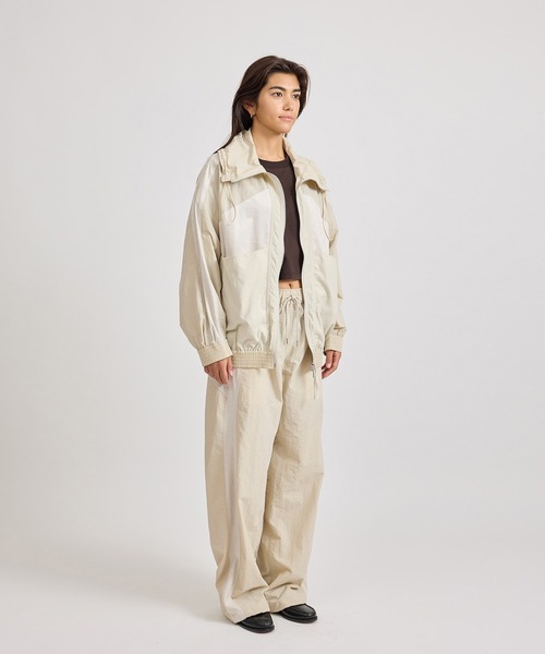 Saturdays NYC（サタデーズ ニューヨークシティ ）の「Edie Training Jacket  | WOMEN（セットアップ・レディース・キナリ/ネイビー・M/S）」の10枚目の写真