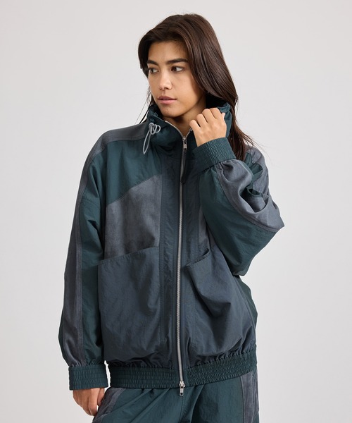 Saturdays NYC（サタデーズ ニューヨークシティ ）の「Edie Training Jacket  | WOMEN（セットアップ・レディース・キナリ/ネイビー・M/S）」の7枚目の写真