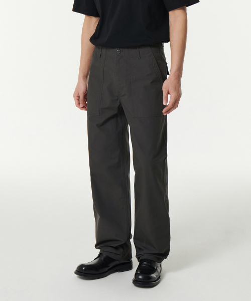 MUSINSA STANDARD（ムシンサスタンダード）の「リップストップパティグパンツ[グレー]（その他パンツ・メンズ・その他・29/30/31/33/26/27/28/40/38/42/36/34/32）」の2枚目の写真