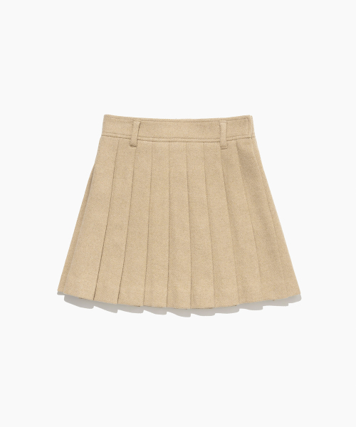 TTUDEMENT(トュードメント)の「TAILORED WOOL MINI SKIRT BEIGE(スカート・レディース・その他・SMALL/MEDIUM)」の4枚目の写真