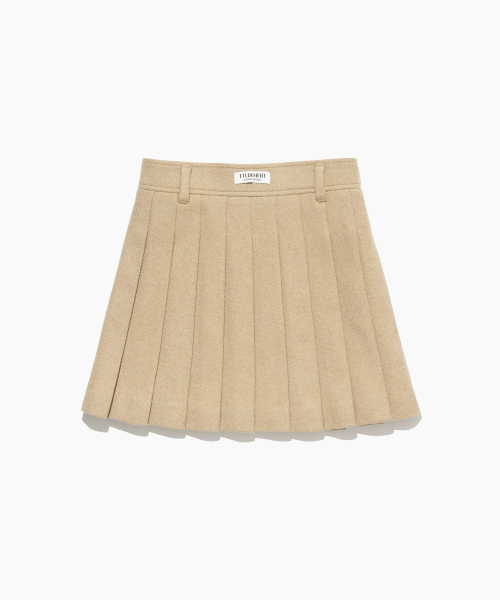 TTUDEMENT(トュードメント)の「TAILORED WOOL MINI SKIRT BEIGE(スカート・レディース・その他・SMALL/MEDIUM)」の5枚目の写真
