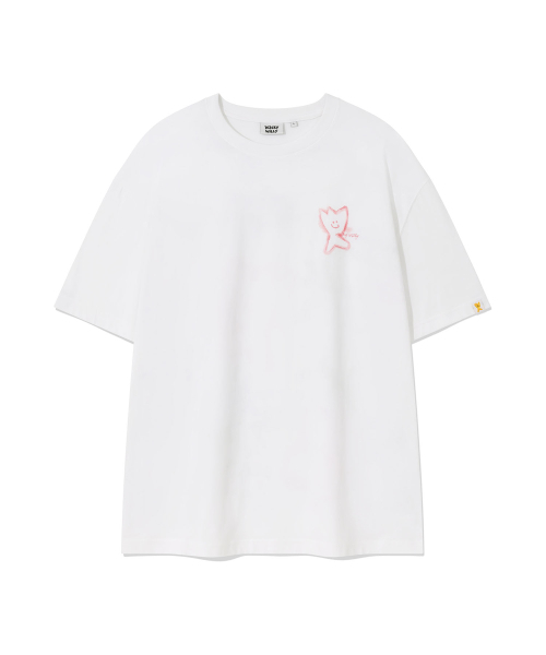 Wacky WiLLy（ワッキーウィリー）の「キキグラフィティ半袖Tシャツホワイト（Tシャツ/カットソー・レディース・その他・SMALL/MEDIUM/LARGE/X-LARGE）」の2枚目の写真