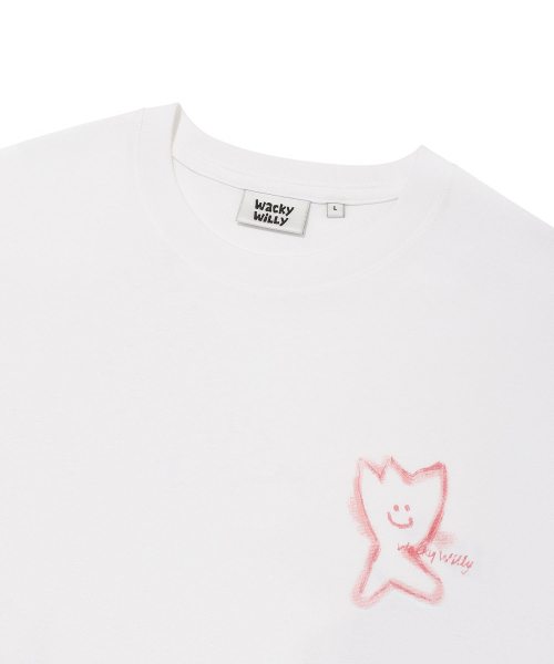 Wacky WiLLy（ワッキーウィリー）の「キキグラフィティ半袖Tシャツホワイト（Tシャツ/カットソー・レディース・その他・SMALL/MEDIUM/LARGE/X-LARGE）」の4枚目の写真