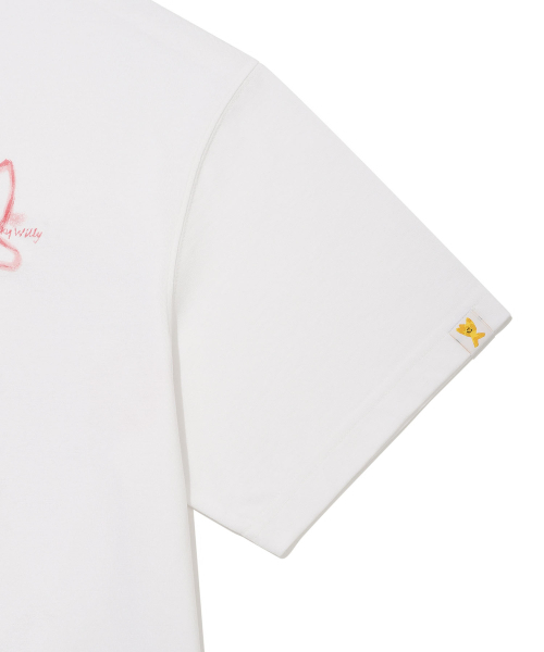 Wacky WiLLy（ワッキーウィリー）の「キキグラフィティ半袖Tシャツホワイト（Tシャツ/カットソー・レディース・その他・SMALL/MEDIUM/LARGE/X-LARGE）」の6枚目の写真