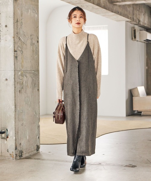 studio CLIP（スタディオクリップ）の「7ゲージウールミックスハイネック ※新色画像待ち（ニット/セーター・レディース・スモーク/ネイビー/ピンク/グリーン/ライトベージュ・FREE）」の22枚目の写真