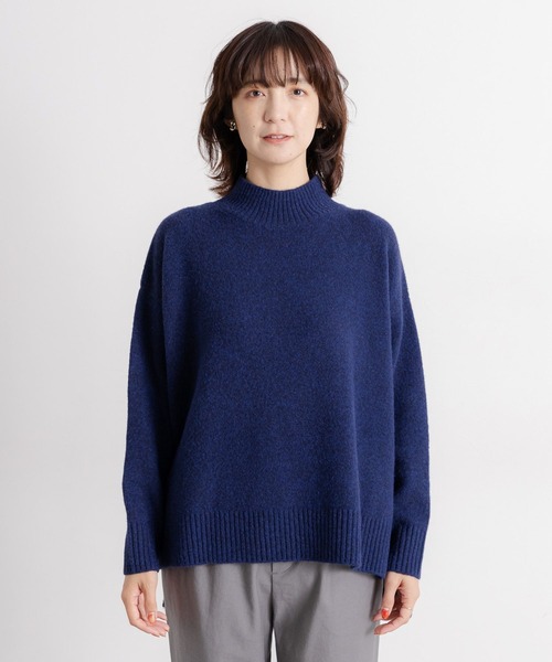 セール】7ゲージウールミックスハイネック（ニット/セーター）｜studio