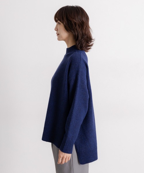 セール】7ゲージウールミックスハイネック（ニット/セーター）｜studio