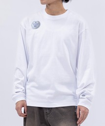 JOHN'S CLOSET（ジョンズクローゼット）の「【15】〔DISCUS/ディスカス〕USAコットンブレンド オーバルワッペン ワンポイント刺繍 ロングスリーブTシャツ（Tシャツ/カットソー・メンズ）」