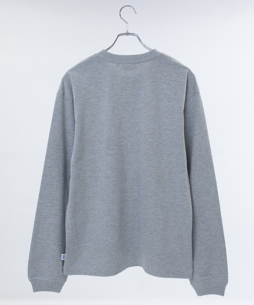 JOHN'S CLOSET（ジョンズクローゼット）の「【15】〔DISCUS/ディスカス〕USAコットンブレンド オーバルワッペン ワンポイント刺繍 ロングスリーブTシャツ（Tシャツ/カットソー・メンズ・ネイビー/ホワイト/グレー/杢グレー/ブラック・MEDIUM/LARGE）」の15枚目の写真