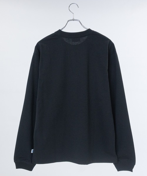 JOHN'S CLOSET（ジョンズクローゼット）の「【15】〔DISCUS/ディスカス〕USAコットンブレンド オーバルワッペン ワンポイント刺繍 ロングスリーブTシャツ（Tシャツ/カットソー・メンズ・ネイビー/ホワイト/グレー/杢グレー/ブラック・MEDIUM/LARGE）」の13枚目の写真