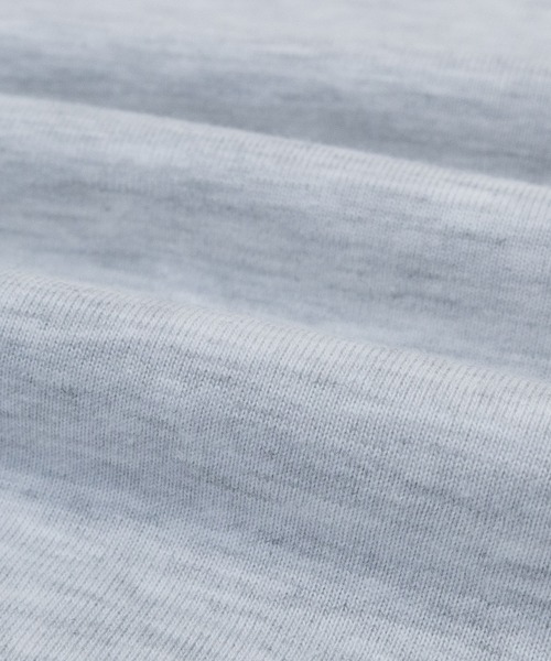 JOHN'S CLOSET（ジョンズクローゼット）の「【15】〔DISCUS/ディスカス〕USAコットンブレンド オーバルワッペン ワンポイント刺繍 ロングスリーブTシャツ（Tシャツ/カットソー・メンズ・ネイビー/ホワイト/グレー/杢グレー/ブラック・MEDIUM/LARGE）」の11枚目の写真