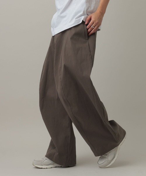 LAND MUSEUM（ランドミュージアム）の「LAND MUSEUM／ボリュームワイドパンツ（その他パンツ・メンズ・ダークグレー/ベージュ/ブラック/ホワイト・LARGE/MEDIUM）」の19枚目の写真