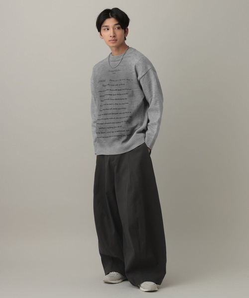 LAND MUSEUM（ランドミュージアム）の「LAND MUSEUM／ボリュームワイドパンツ（その他パンツ・メンズ・ダークグレー/ベージュ/ブラック/ホワイト・LARGE/MEDIUM）」の21枚目の写真