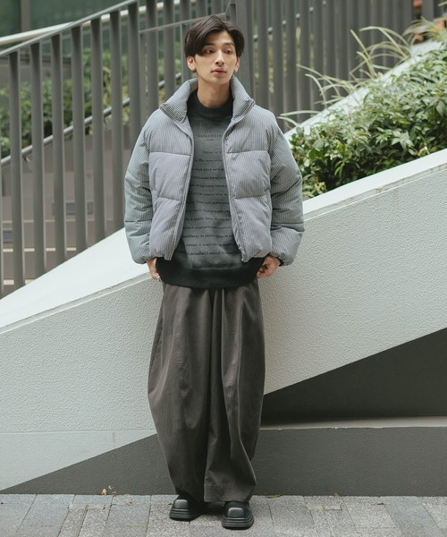 LAND MUSEUM（ランドミュージアム）の「LAND MUSEUM／ボリュームワイドパンツ（その他パンツ・メンズ・ダークグレー/ベージュ/ブラック/ホワイト・LARGE/MEDIUM）」の6枚目の写真