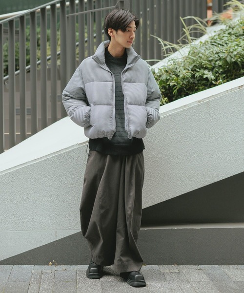 LAND MUSEUM（ランドミュージアム）の「LAND MUSEUM／ボリュームワイドパンツ（その他パンツ・メンズ・ダークグレー/ベージュ/ブラック/ホワイト・LARGE/MEDIUM）」の7枚目の写真