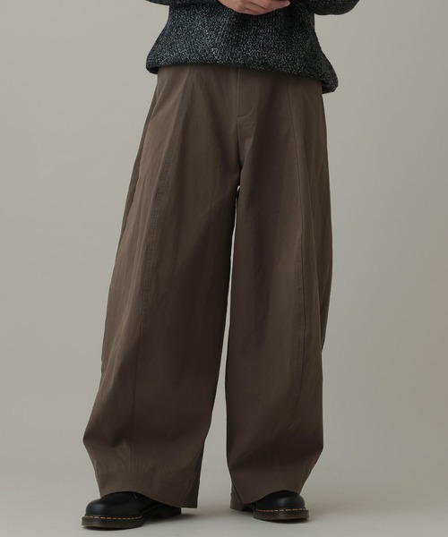 LAND MUSEUM（ランドミュージアム）の「LAND MUSEUM／ボリュームワイドパンツ（その他パンツ・メンズ・ダークグレー/ベージュ/ブラック/ホワイト・LARGE/MEDIUM）」の9枚目の写真