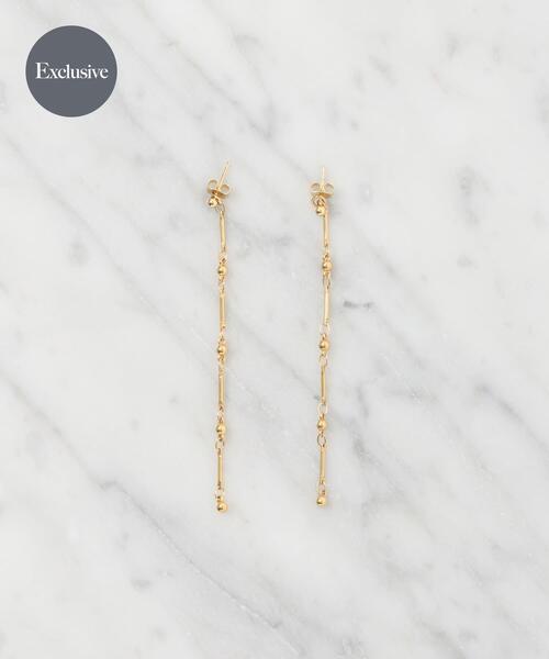 PHILIPPE AUDIBERT(フィリップ オーディベール)の「『別注』PHILIPPE AUDIBERT×URBAN RESEARCH Garnet earring(ピアス(両耳用)・レディース・ゴールド・-)」の1枚目の写真